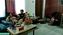 Desi Beautiful Bhabhi Hardcore Sex With Teen Boy At Birthday Party! Hot Sex
